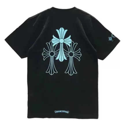 Chrome Hearts Triple Cross Logo T-Shirt Black